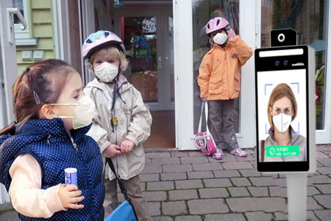 人臉測溫型門禁一體機終端應用于幼兒園/學校開學，為師生安全保駕護航